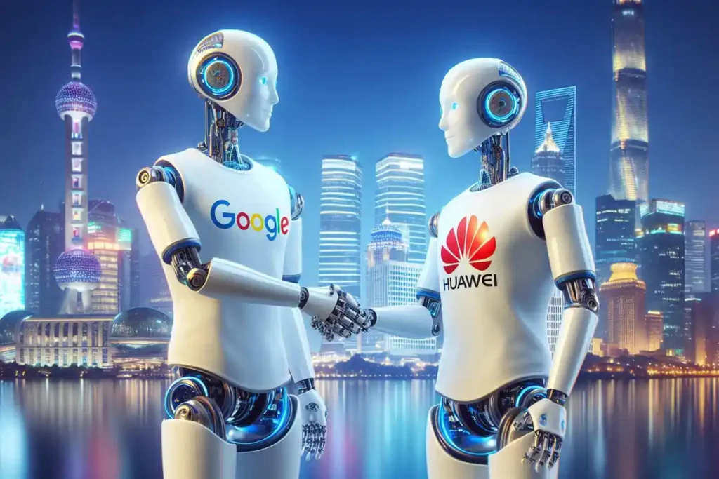 google and huawei google search partnership